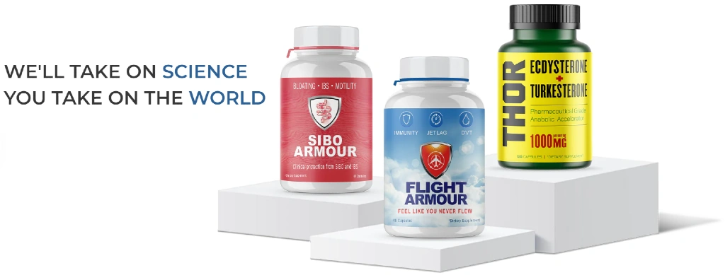 Armour RX supplements - Sibo, Flight, Thor | Fitness brands