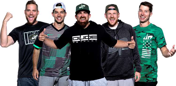 Dude Perfect posing for photo | Highest Paid YouTubers