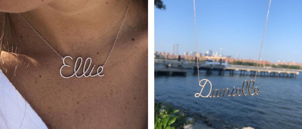 Ellie M Fine Jewelry | Necklaces with custom names