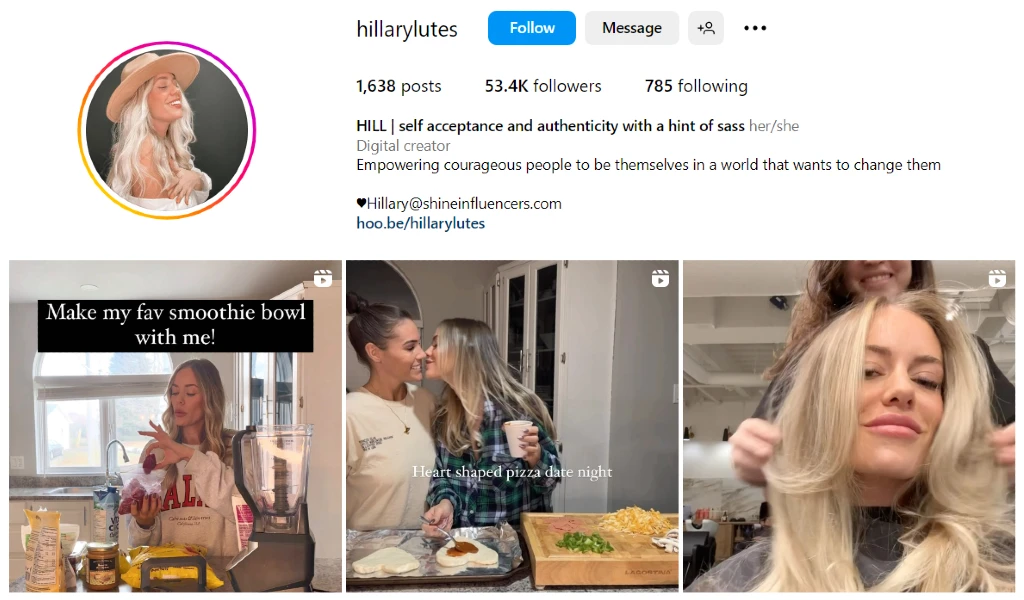 Hillary Lutes on Instagram | Lifestyle posts