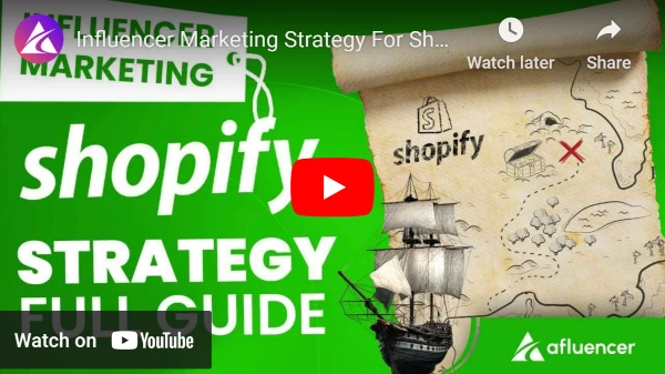 Influencer marketing strategy for Shopify on YouTube