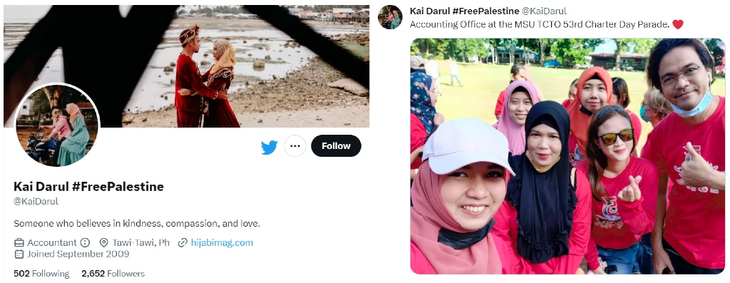 Kai Darul on Twitter | Muslim influencers | Free Palestine awareness