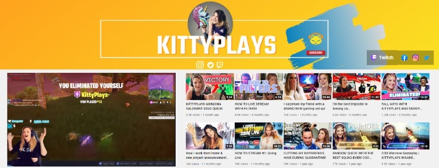 Kitty Plays | Girl Gamer on Twitch and YouTube