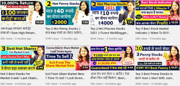 Kritika Yadav | Stock Market Influencer | YouTube Videos
