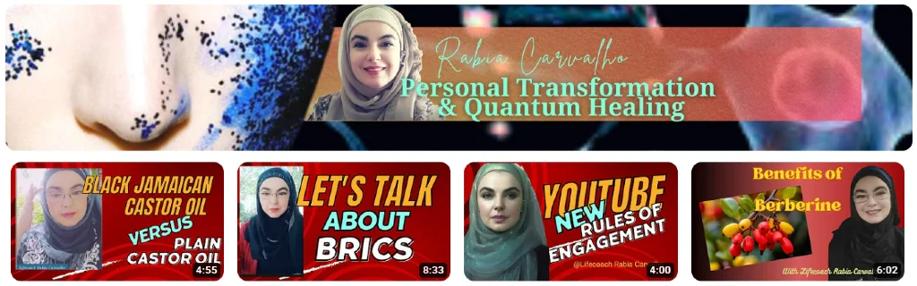 Rabia Carvalho on YouTube | Educational guides
