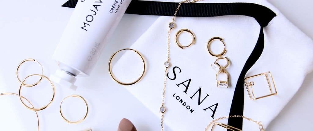 Sana London | Jewelry collection | Brands featured on Afluencer