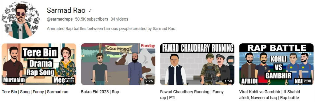 Sarmad Rao on YouTube | Muslim influencers featured on Afluencer