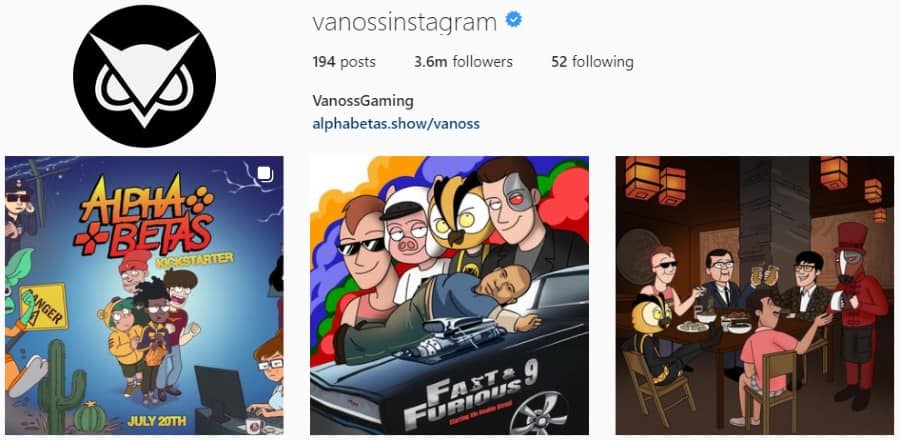 VanosGaming | Instagram Profile and Posts